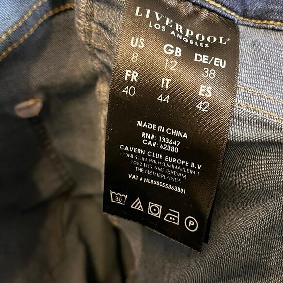 Liverpool The‎ Ankle Skinny Jeans Size 8/29 - Picture 10 of 11